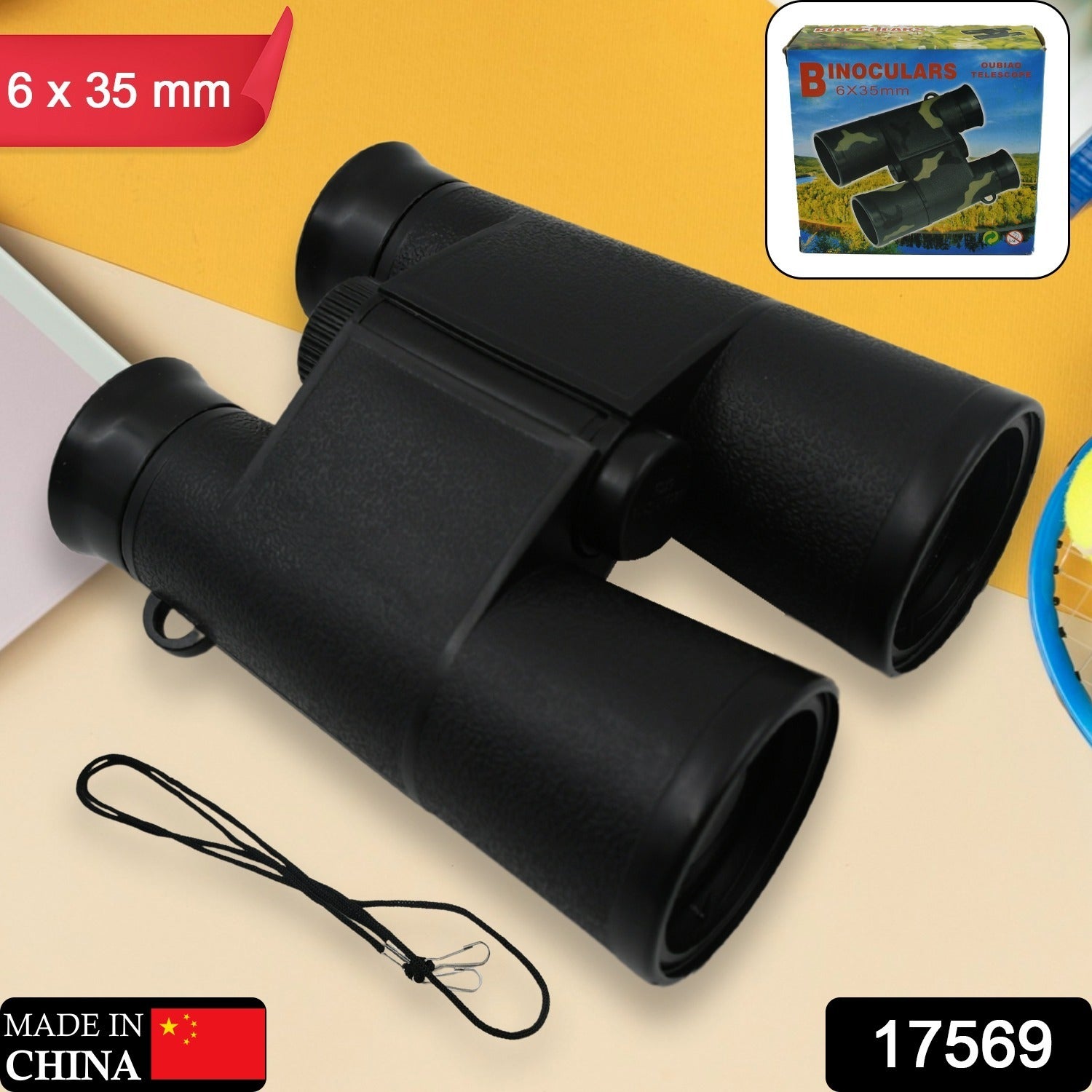 17569 Learning Toy Binoculars / Telescopic for Kids Educational Birthday Return Gifts for Boys and Girls in Bulk Hunting Bird Watching Camping Outdoor, Binoculars for Hunting Trips (6x35 MM / 1 Pc) 17569 Learning Toy Binoculars / Telescopic for Kids Educational Birthday Return Gifts for Boys and Girls in Bulk Hunting Bird Watching Camping Outdoor, Binoculars for Hunting Trips (6x35 MM / 1 Pc)